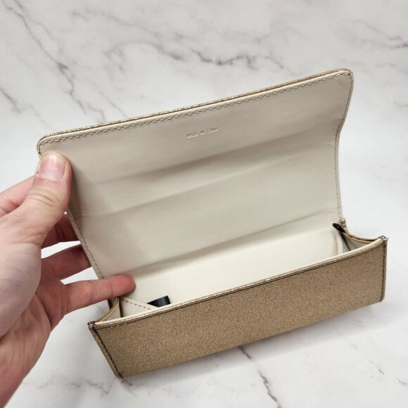 Fossil Gold Glasses Sunglasses Case Hard Shell Magnetic Closure - Picture 5 of 6